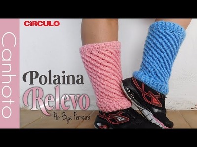 [Canhoto ] Polaina Relevo em crochê | BYA FERREIRA