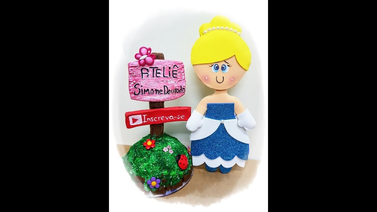 Cinderela plana de EVA com enchimento - Külkedisi - Золушка - シンデレラ