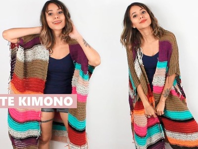 COLETE KIMONO - INICIANTES - TRICÔ