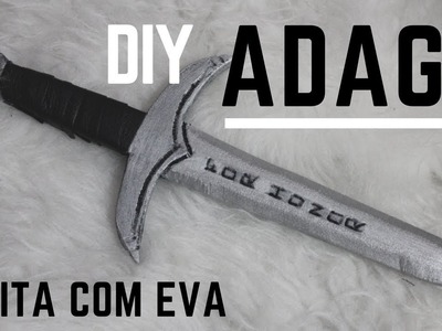 DIY Adaga. Dagger Medieval FEITA COM EVA