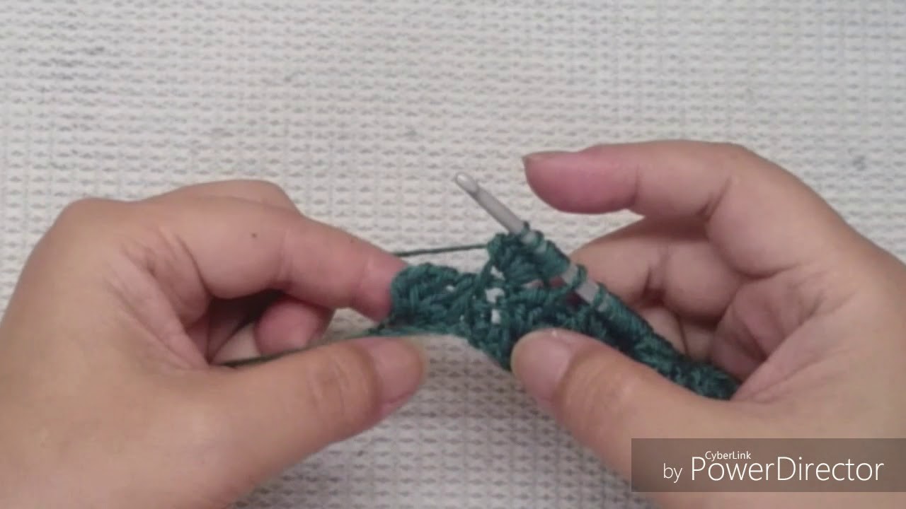 DIY CROCHET TUNISIAN MUITO FÁCIL EM LEQUE HD