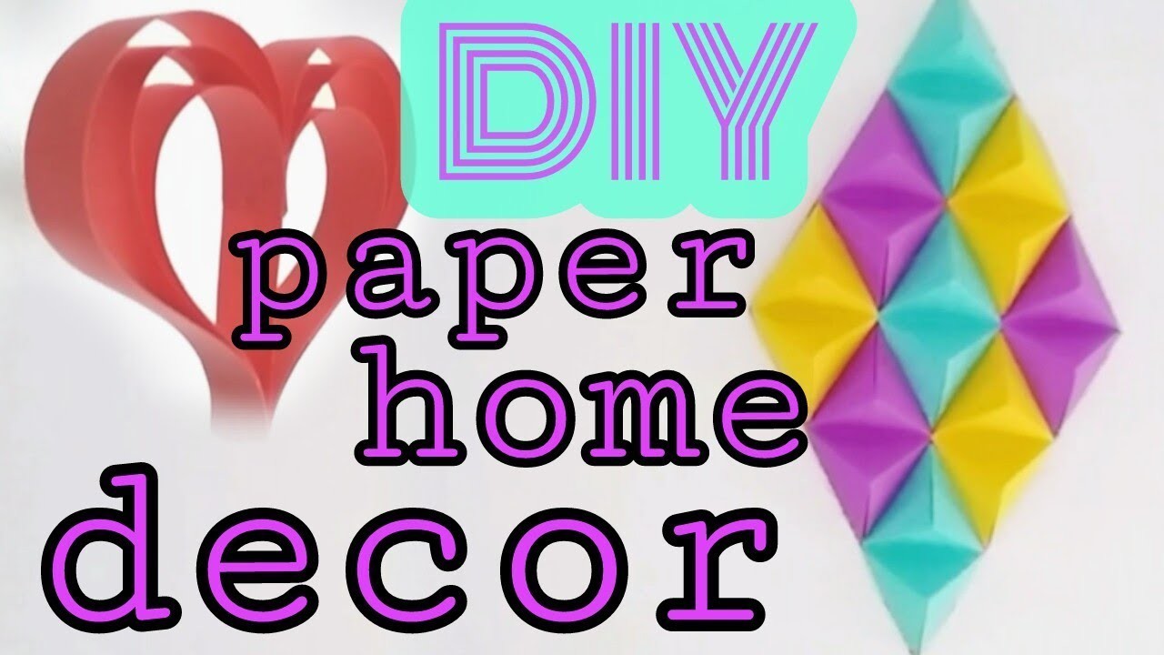 DIY- Decoração de papel