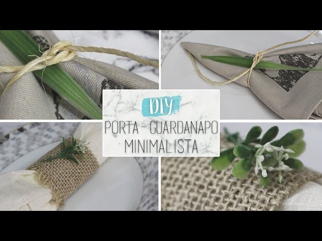 DIY: Porta-Guardanapo Minimalista | Unique Home