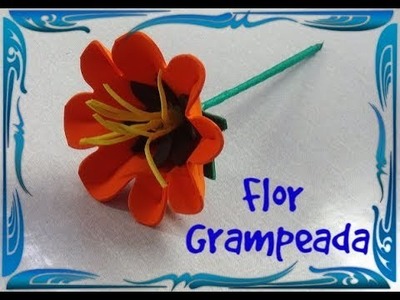 Flor Grampeada Fácil - DIY