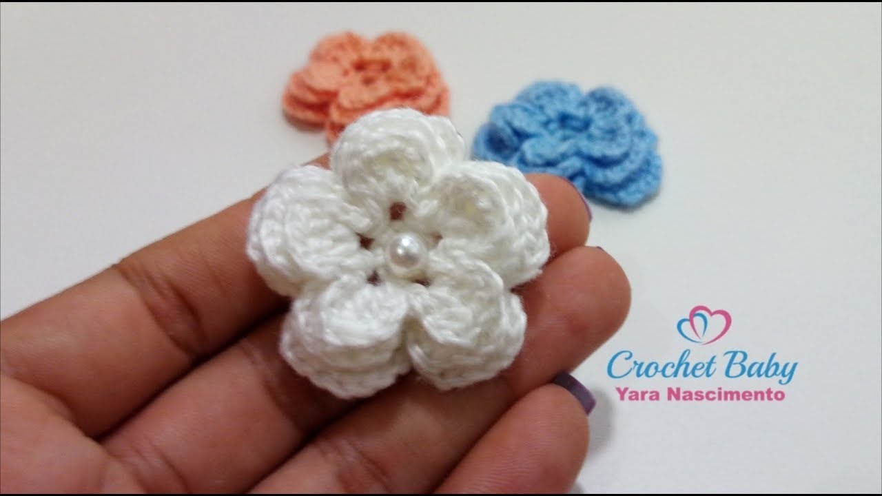 Florzinha de Crochê - Crochet Baby Yara Nascimento