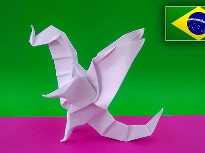 Origami: Dragão Fada - Instruções em Português BR