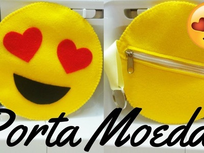 Porta Moedas Emoticon - DIY Dia Dos Namorados - Costura Criativa