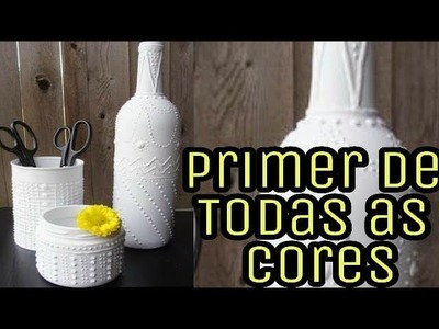 Primer Caseiro com 3 Ingredientes:Todas as Cores
