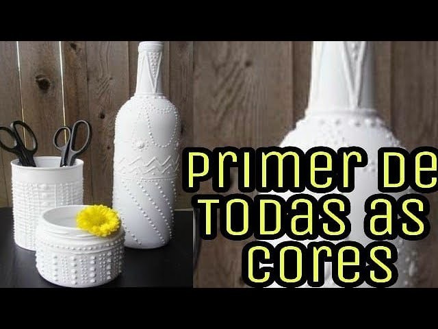 Primer Caseiro com 3 Ingredientes:Todas as Cores