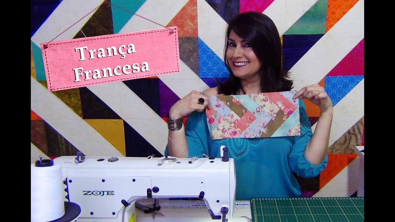 Técnica trança francesa | Reutilizando retalhos