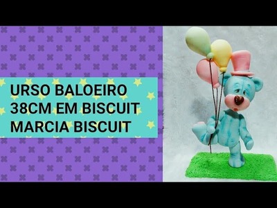 URSO BALOEIRO EM BISCUIT BY MARCIA BISCUIT