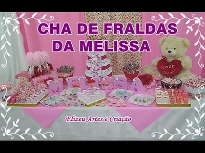Video n°100 Vlog Ornamentação e cha de fraldas da Netinha Melissa