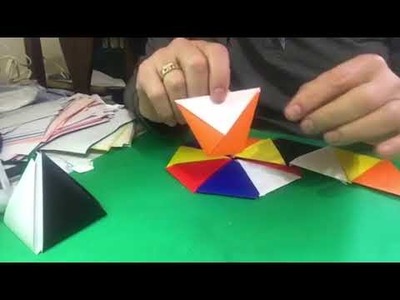 A matemática do copinho de origami