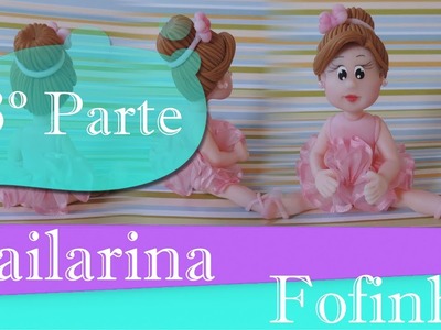 Bailarina em biscuit - 3º parte DIY