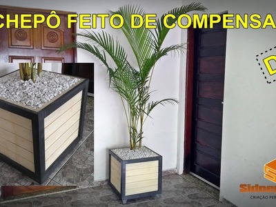 CACHEPÔ FEITO DE COMPENSADO (DIY)