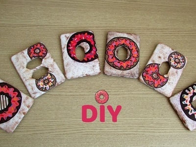 Como decorar espelhos de interruptor - Decoração de Donuts - Faça você mesmo - DIY