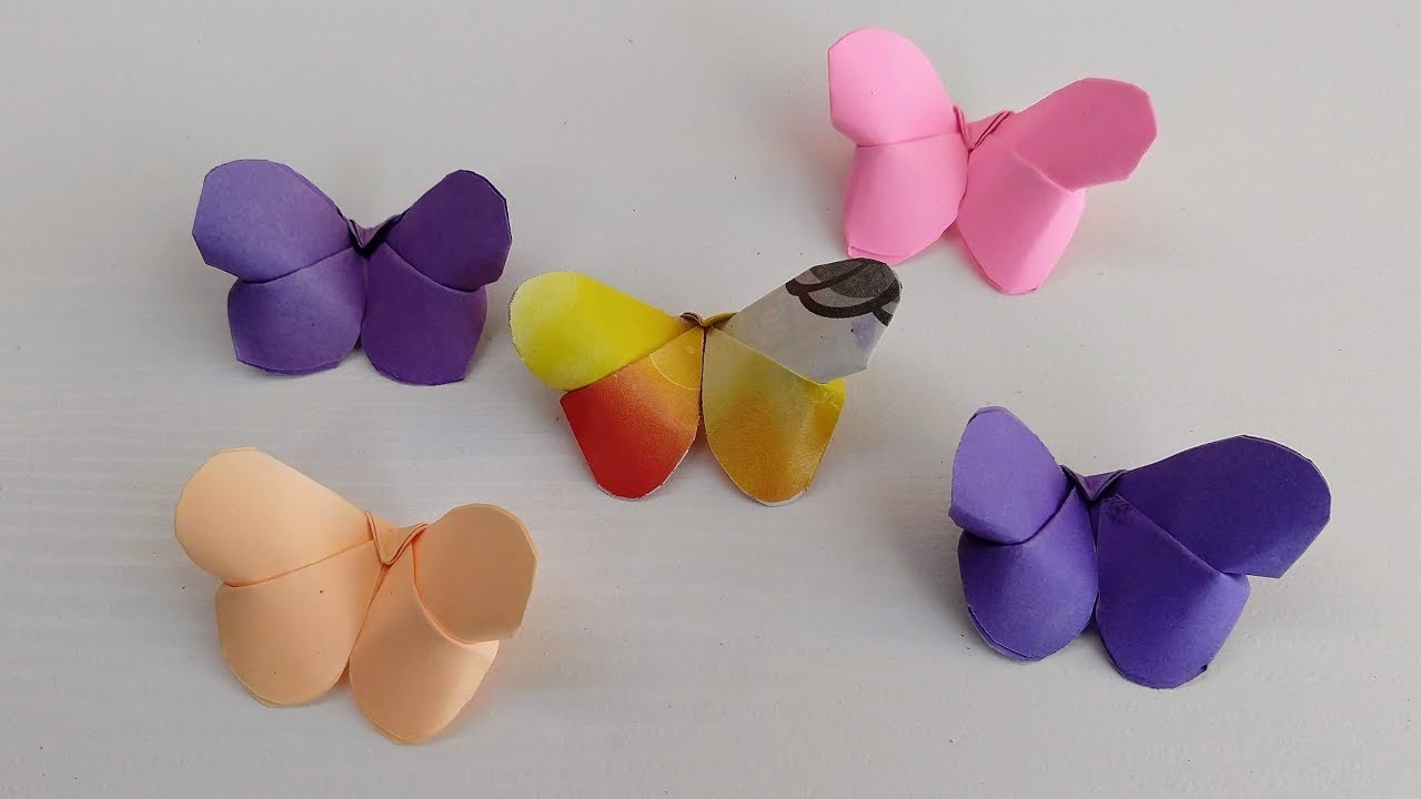 Como fazer Borboleta de Papel - DIY fácil  borboletas de papel
