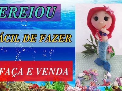 Como fazer Sereia | Porcelana Fria | Krup Artes Biscuit