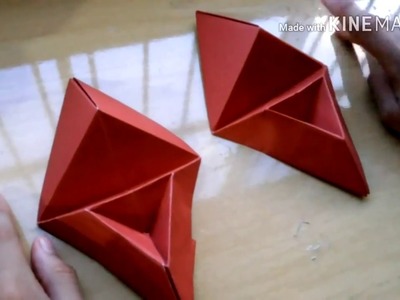 Como fazer um suporte para celular de origami - video diferente