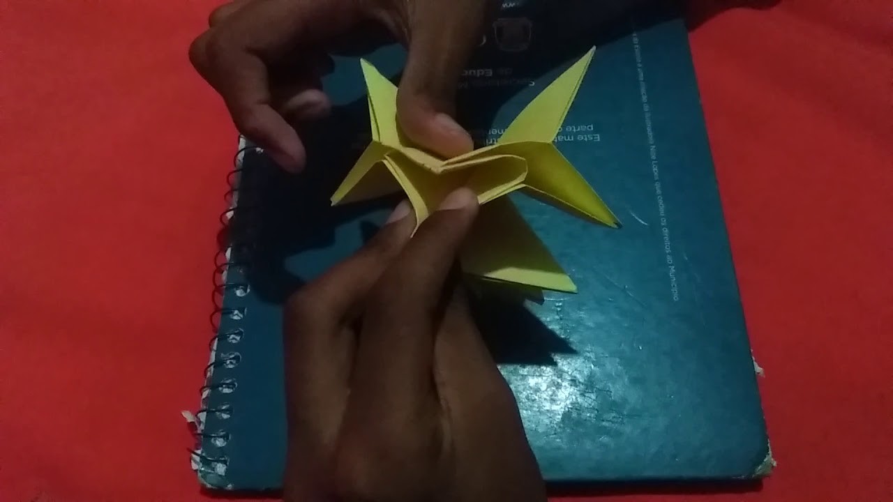 Como fazer uma aranha de origami estilo 1 (AVANÇADO)
