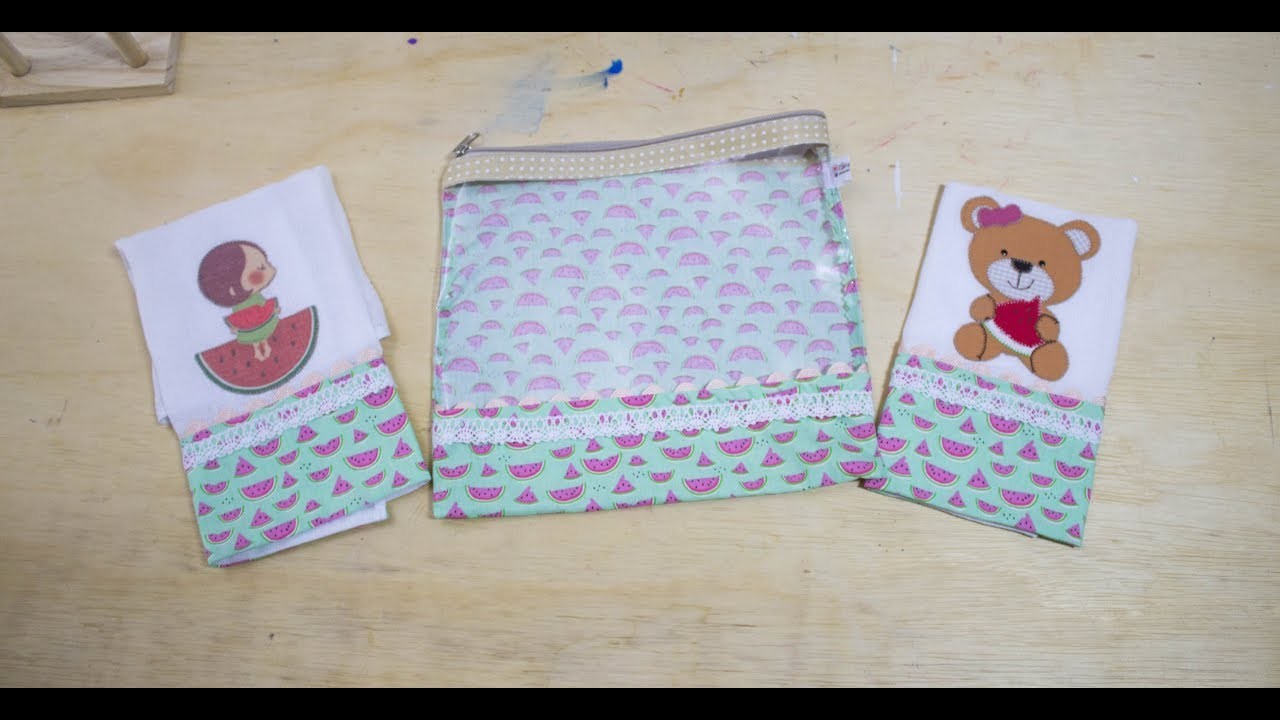 DIY | Aprenda a fazer uma linda Toalhinha com estampa