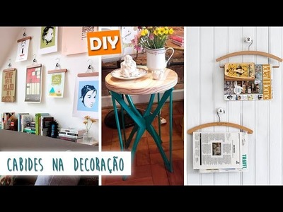 DIY: cabides na decoração: 12 ideias faça você mesmo