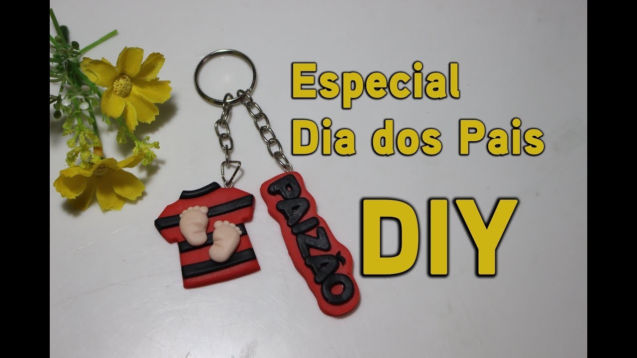 DIY - Chaveiro para o Papai - Neuma Gonçalves
