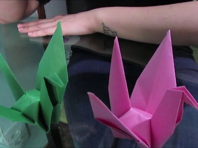 DIY - Como fazer Tsuru (origami)
