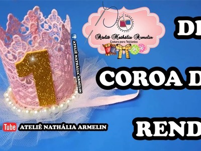 DIY COROA DE RENDA |Nathália Armelin
