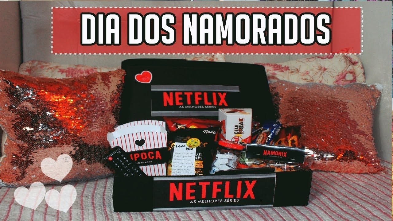 DIY DIA DOS NAMORADOS KIT NETFLIX - KIT CINEMA - ANDREZA FARIAS