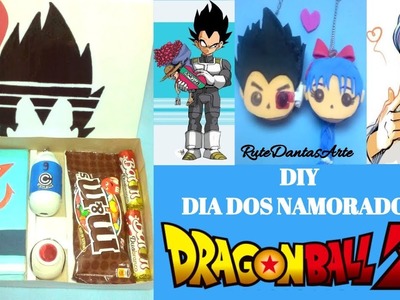 DIY DRAGON BALL Z: 4 IDEIAS PARA O DIA DOS NAMORADOS! #DIY VEGETA E BULMA (Fácil e Barato)#3