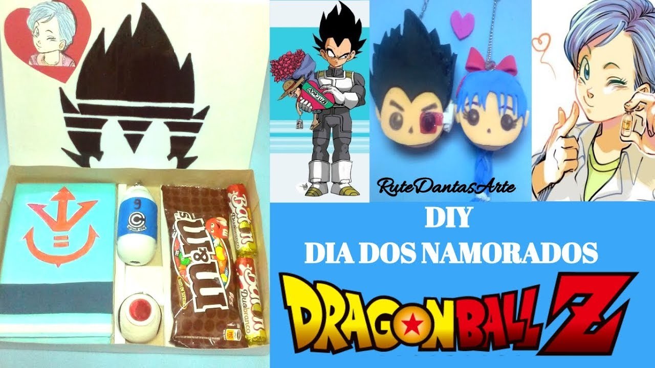 DIY DRAGON BALL Z: 4 IDEIAS PARA O DIA DOS NAMORADOS! #DIY VEGETA E BULMA (Fácil e Barato)#3