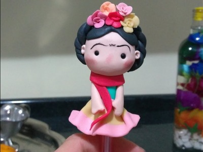 DIY- Frida Kahlo ponteira (Biscuit)