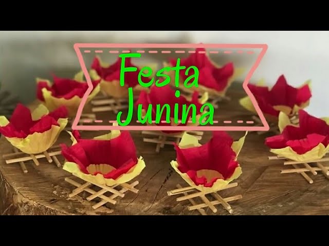 DIY : Ideia barata pra festa Junina ????Decoração de São João #quadrilha #festajunina #portadoces