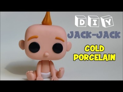 DIY: JACK JACK -  OS INCRÍVEIS -  FAÇA VOCÊ MESMO -  COLD PORCELAIN, PORCELANA FRIA