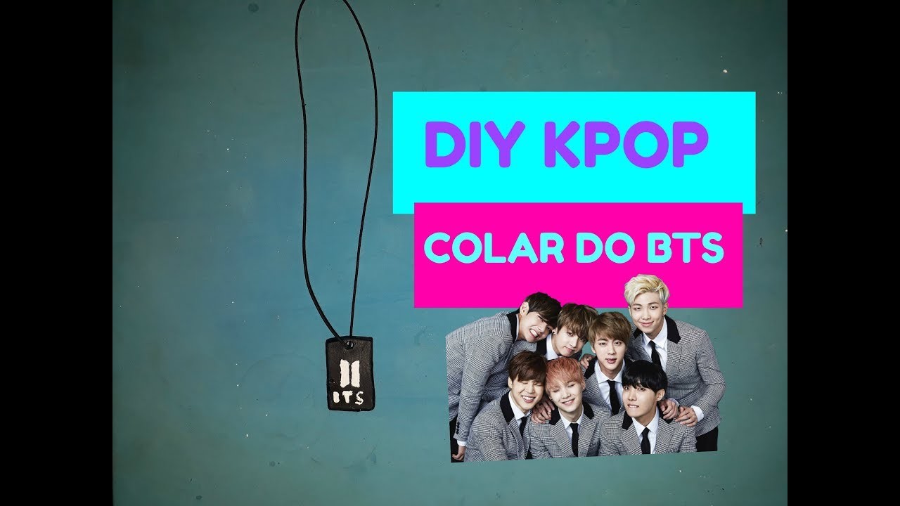 DIY KPOP:Colar do BTS