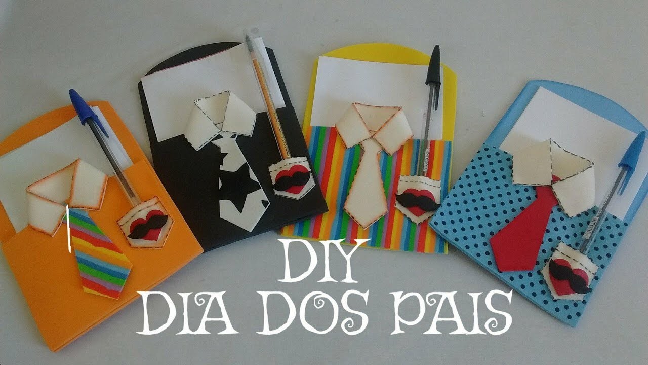 DIY: Lembrancinha Dia Dos Pais: Porta Bloquinhos de Anotações.