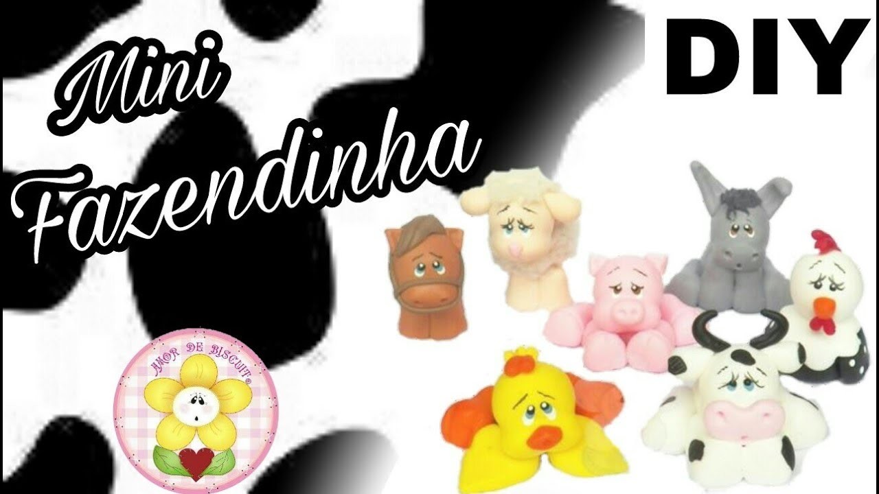 DIY -  Mini Fazendinha - Amor de Biscuit By Dani