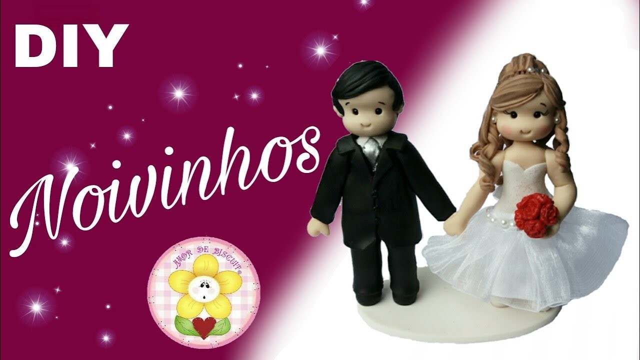 DIY - Noivinhos - Amor de Biscuit By Dani