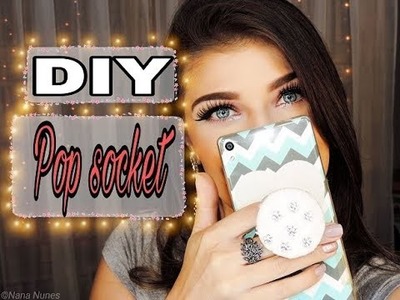 DIY Pop Socket, acessório para celular ???? ❤️|Nana Nunes