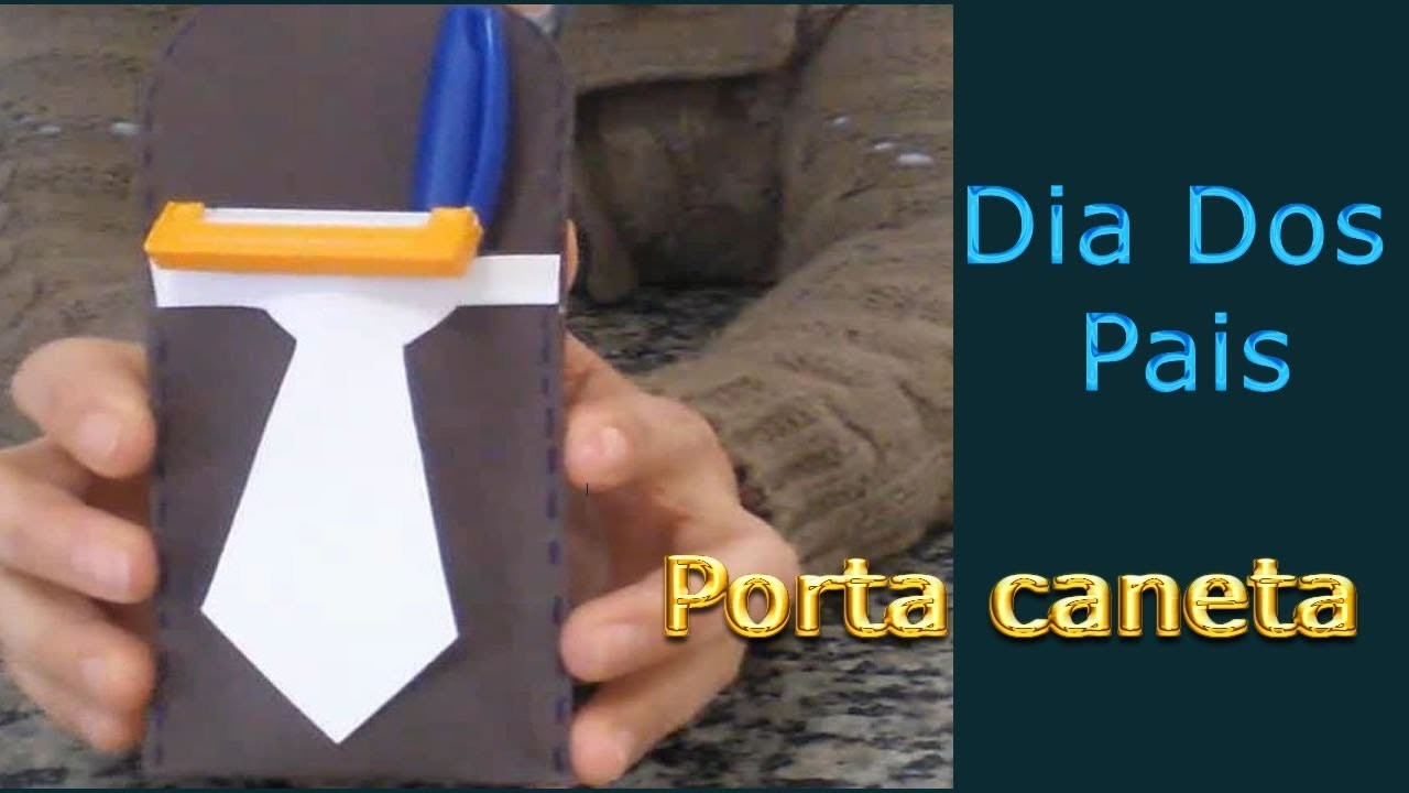 DIY Porta Caneta Dia dos Pais