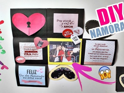DIY: Presente do dia dos Namorados ( Cartão comemorativo )
