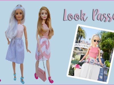 DIY – Roupa de Passeio para Barbie e outras Bonecas| Saia Midi e Blusa | Imitando Roupa Tumblr