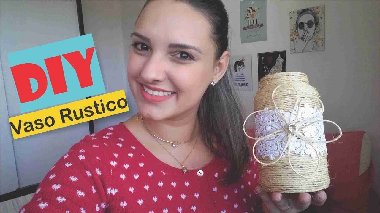 DIY - Vaso Rustico #TudosobreTudo