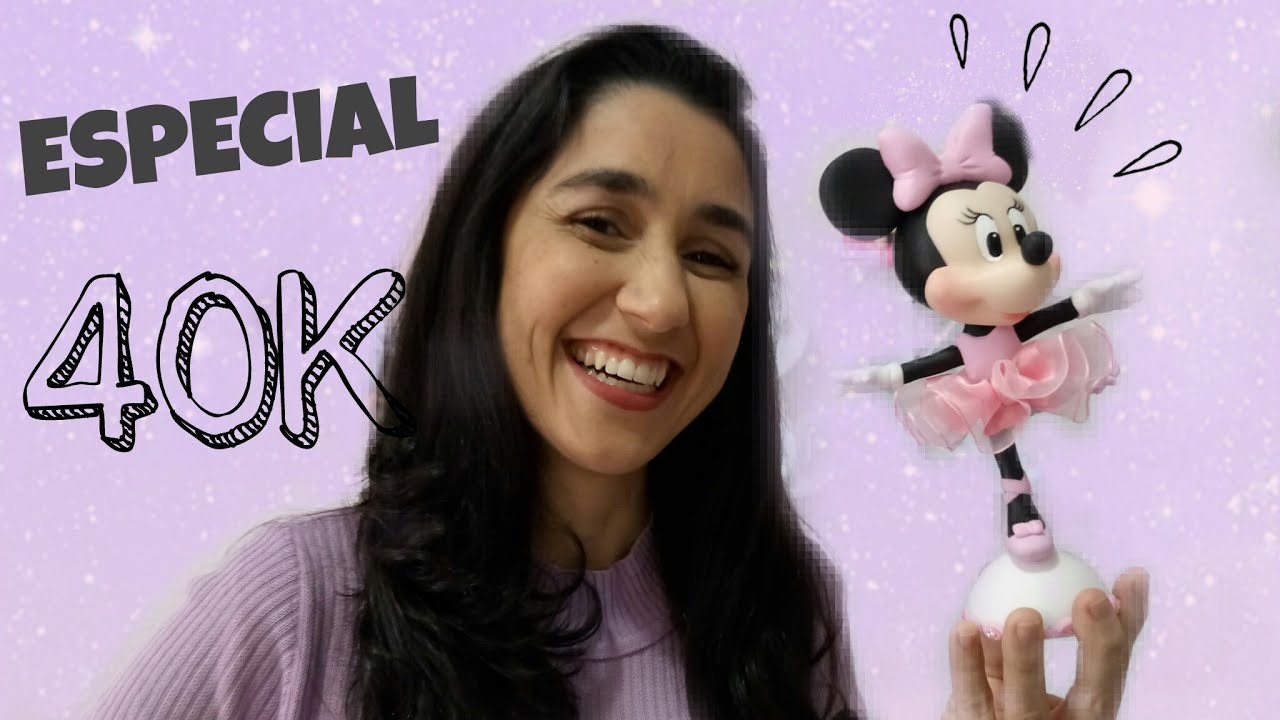 Especial 40k - Diy Minnie Bailarina de biscuit - Rejane Kesia