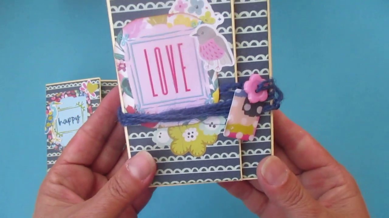 Happy & Love scrapbook mini albuns