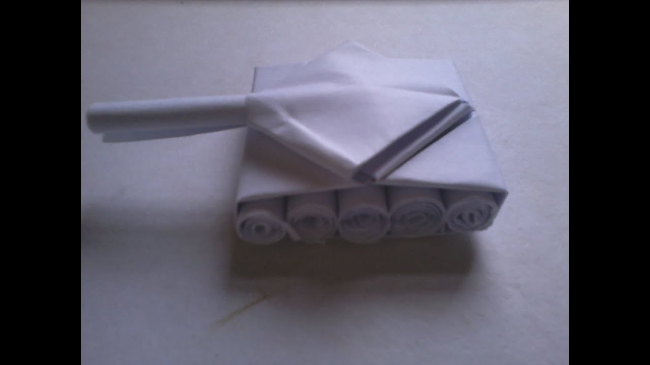 Origami Carro Tank carro combate - Origami Car Tank Car Combat
