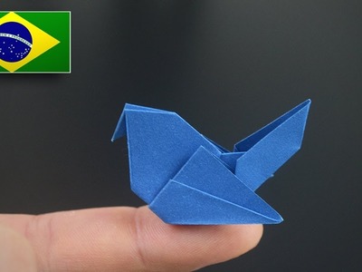 Origami: Pombo Simples - Instruções em Português BR