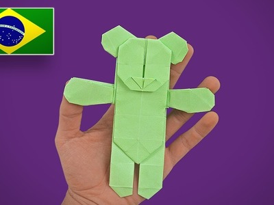 Origami: Ursinho de Pelúcia - Instruções em Português BR