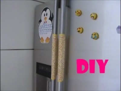 Puxador para geladeira DIY